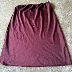 Ann Taylor Rich Burgundy Maxi Skirt
